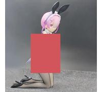 Gigsja Anime Girl Figure Ecchi Waifu Figura Personaggi Anime Giapponesi Re:life In A Different World From Zero Figure Rem Ram Bella Bunny Girl PVC Action Figure Collezione Ornamento Giocattolo Bambola