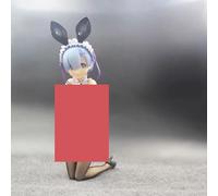 Gigsja Anime Girl Figure Ecchi Waifu Figura Personaggi Anime Giapponesi Re:life In A Different World From Zero Figure Rem Ram Bella Bunny Girl PVC Action Figure Collezione Ornamento Giocattolo Bambola