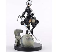 Gigsja GigsjaGame Anime Figure NieR Automata Yorha No.2 Tipo B 2B In Piedi Bella Ragazza Cartoon Toy PVC Action Figure Desktop Ornamenti da collezione Modello Bambola in scatola regalo