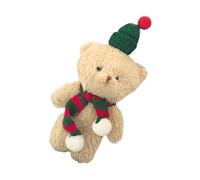 Gihioue Ciondolo tascabile | Figura morbida per la decorazione dello zaino,Ciondolo a portafoglio con una sciarpa e un cappello,per bambini, adulti, ragazze, compleanno, laurea, festa, marrone, Siehe