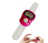 Gihioue Contatore per Dita - contatore elettronico Digitale Anello - Strumento Multifunzione per Sport all'Aria Aperta, Golf, Campeggio, Escursionismo, Coaching Allenamento