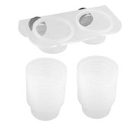 Gihioue Mangiatoia per barba, contenitore magnetico per rettili, facile da pulire, per terrari a serpente, decorazione tartarughe di campagna, tartarughe d'acqua