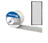 Gihioue Nastro di Riparazione, Kit di Riparazione In Fibra Di Per Crepe & Fori In Griglia Della Finestra E n, Nastro Adesivo Impermeabile Per Copertura E Riparazione Di