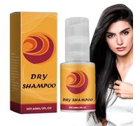 Gihioue Shampoo a secco, 60 ml, shampoo senza lavaggio per capelli grassi, shampoo a secco contro gli approcci grassi, compensare il cuoio capelluto e prolungare il tra i lavaggi dei capelli