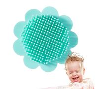 Gihioue Spazzola per cuoio capelluto del bambino, Cradle Cap per bambini, spazzola massaggiante in silicone, setole morbide, per la cura dei bambini e dei bambini