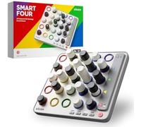 GiiKER Smart Four, gioco 3D AI Four in a Row, giochi da tavolo strategici con arbitro integrato per 1-2 giocatori, giochi da viaggio per bambini e famiglie, regali per le feste