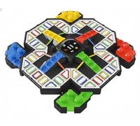 Giiker Super Ludo - Toppa elettronica automatica con dadi digitali e indicatori LED per 2-4 giocatori, gioco da tavolo per famiglia con modalità IA integrata, giochi per viaggi, regali per bambini 6