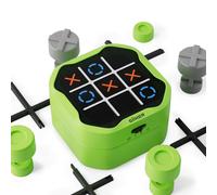 GiiKER Tic Tac Toe Bolt Game 3 in 1 Console di gioco portatile con puzzle, giochi da viaggio portatili per l'educazione e la crescita della memor