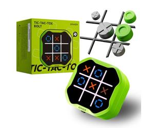 Giiker Tic Tac Toe Bolt Game, console di gioco portatile 3 in 1 originale, giochi da viaggio portatili per viaggi in auto, giochi da tavolo per bambini e adulti