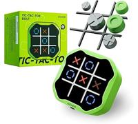 GiiKER Tic Tac Toe Bolt Game, Console di gioco portatile 3 in 1, puzzle per viaggio per crescita istruzione e memoria, regali compleanno per tutte le età, colore