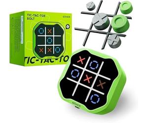 GiiKER Tic Tac Toe Bolt Game, Console di gioco portatile 3 in 1, puzzle per viaggio per crescita istruzione e memoria, regali compleanno per tutte le età, colore