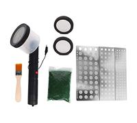 Giilayky Kit di Floccaggio Applicatore Statico ABS Floccaggio Macchina con Maniglia AntiderRapante per DIY Scenico Modellazione Paesaggio