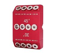 Giilayky Modello Di Guida Del Foro Di Perforazione Angolo 30/45/90 ° per Foro A Gomito E Dritto, Modello Di Trapano Vite Di Sgancio -Corpo , 1 Pezzo