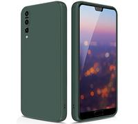 GiiYoon Custodia Compatibile con Huawei P20 Pro, Silicone, Antiurto, Sottile, Protezione Fotocamera, Verde