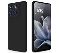 GiiYoon Funda para Motorola Edge 70 5G, Case de Silicona Suave de TPU Carcasa Protector de Goma Fexible Prueba Liviano y a Delgado de Golpes Antirrayas para Teléfono (Negro)