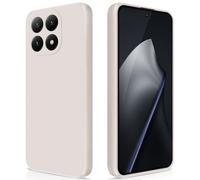 GiiYoon Funda para Xiaomi 15T 5G, Case de Silicona Suave de TPU Carcasa Protector de Goma Fexible Prueba Liviano y a Delgado de Golpes Antirrayas para Teléfono (Blanco)
