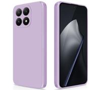 GiiYoon Funda para Xiaomi 15T 5G, Case de Silicona Suave de TPU Carcasa Protector de Goma Fexible Prueba Liviano y a Delgado de Golpes Antirrayas para Teléfono (Violeta)