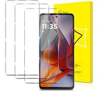 GiiYoon Pellicola Protettiva 3 Pezzi, Vetro Temperato Film Compatible con Motorola Moto G75 5G, Protezione Schermo Durezza 9H, Anti Graffio, Senza Bolle, Alta Definizione