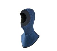 GIJMZY Cappuccio in Neoprene da 3 mm, Berretto Sub con Spalla, Cappello, Muta Termica Invernale, boccaglio, Caldo, Cappellino Surf(Dark Blue)