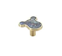 GIJMZY Manopole for cassetti dell'armadio, mobili for guardaroba, maniglia for porta a foro singolo, comodino dalla personalità semplice(Bear Multicolor)