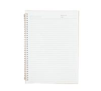 GIJMZY Taccuino Quaderno a spirale A4 B5 A5 A6 da 80 fogli, quaderno a spirale, diario, quaderno a righe, quaderno for schizzi, materiale scolastico, cancelleria(A4 Liner)