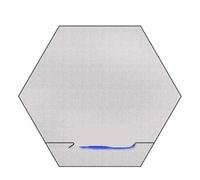GIJMZY Thickened Hexagonal Picnic Moisture Proof Mat Machine Washable Camping Spring Outing Tent Sports(A4 D 2.6 m)
