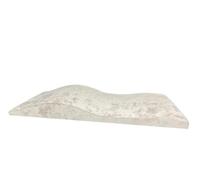 GIJMZY Topper Letto Materasso for massaggi e coprimaterasso in memory foam Wave, materasso da salone, spa, letto curvo for bellezza(Ice-White Mattress)