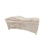 GIJMZY Topper Letto Materasso for massaggi e coprimaterasso in memory foam Wave, materasso da salone, spa, letto curvo for bellezza(Ice-brown Set)