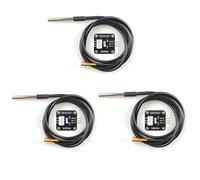 Gikfun DS18B20 - Sensore di temperatura digitale impermeabile con modulo adattatore per Arduino (confezione da 3 set) EK1183