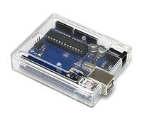 Gikfun Uno R3 R4 Case Trasparente Trasparente Computer Box Compatibile con Arduino UNO R3 R4 EK1655