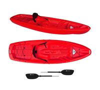 GIL 2.0 BIG MAMA START - canoa da 254 cm + seggiolino + pagaia - ROSSO