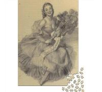 Gil Elvgren 1000 Pezzi Jigsaw Puzzle in Legno Pin-up, Giochi Puzzles Giochi Rilassamento E Intelligence, Rompicapo museo Per Gioco Familiare, Regalo Per Amore E Amico