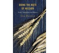 Gil Rendle Doing the Math of Mission (Tascabile)