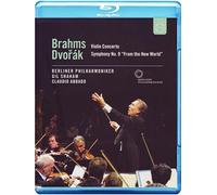 Brahms/Dvorak: Violin Concerto/Symphony No.9 (Abbado) (Blu-ray)