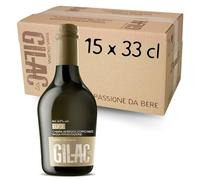 GILAC LUCE HELLES BOCK Birra artigianale Chiara Ambrata 15 Bottiglie da 33 irra Speciale Italiana Non Filtrata e Non Pastorizzata, Birre artigianali confezioni regalo - Alcol 6.5% Vol