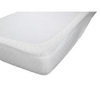 Gilania - Coprimaterasso Stretch Liscio - con Angoli Elasticizzati - Vestibilità Perfetta - Altezza di 25 cm - Comfort, Protezione e Vestibilità (Singolo)