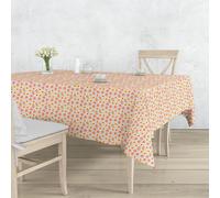 Gilania - Tovaglia Antimacchia - Super Resistente - Rettangolare - Lavaggio Facile (Pesche, 140x240cm)