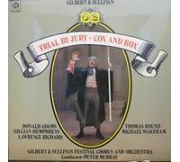 GILBERT AND SULLIVAN - TRIAL BY JURY COX AND BOX LP (VINYL ALBUM) UK PYE 1975