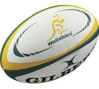 Gilbert Australia International Rugby Replica Palla, Bianco, 5