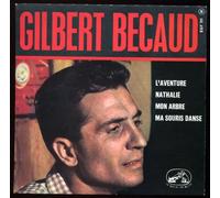 Gilbert Bécaud - LVDSM 701 - Gilbert Becaud - Original de 1964 (et non pas réédition) - L'Aventure, Nathalie, Mon arbre, Ma souris danse - (Disque vinyle EP 45t)
