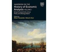 Gilbert Faccare Handbook on the History of Economic Analysis (Copertina rigida)