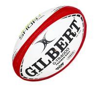 Gilbert G-TR4000 - Palla da rugby, taglia 5, colore: Rosso