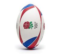 Gilbert Inghilterra Supporter Rugby Ball [Bianco/Rosso/Blu] Taglia 5