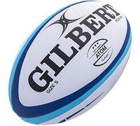 Gilbert Pallone da rugby Atom - Conforme alle specifiche del World Rugby - Blu Taglia 5