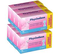 Gilbert Siero fisiologico per l'igiene nasale, per il risciacquo delle orecchie, per lavare le ferite, azione umidificante, set da 6 scatole da 40 x 5 ml