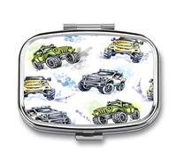 Gilda Dei Filosofi Disoccupati Pill Box Automobile Del Deserto Dei Cartoni Animati Portapillole Decorativo Con Confezione Regalo-Medicina Alla Moda