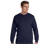 GILDAN 50/50 Adult Crewneck Sweat Felpa, Blue (Navy), Medium Uomo