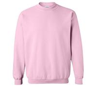 GILDAN 50/50 Adult Crewneck Sweat Felpa, Rosa (Light Pink Light Pink), Large Uomo