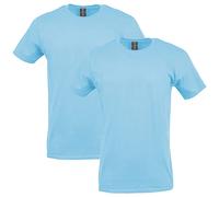 Gildan 64000 - Maglietta a Maniche Corte Softstyle da Uomo, Azzurro, M