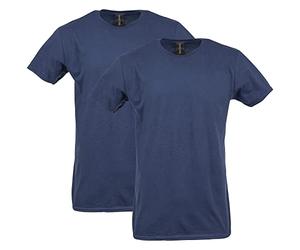 Gildan 64000 - Maglietta a Maniche Corte Softstyle da Uomo, Marina Militare, L